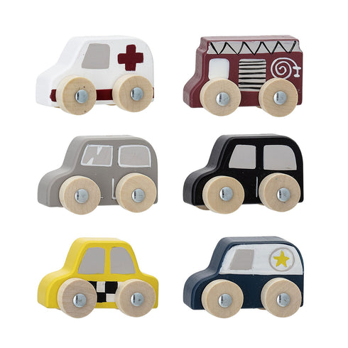 BLOOMINGVILLE MINI - Avin Wooden Toy Cars (Set of 6)